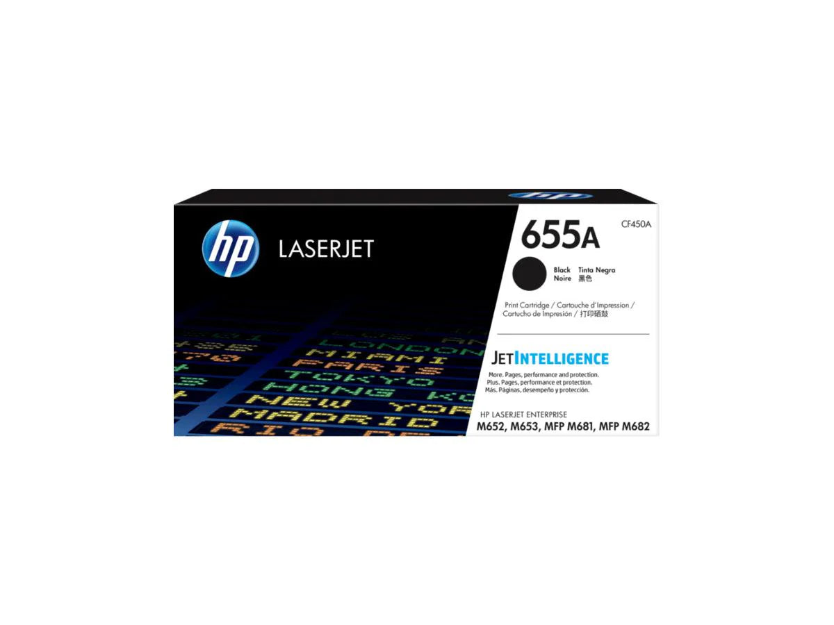 HP 655A Black Original LaserJet Toner Cartridge